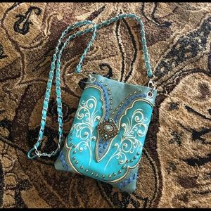 NEW Bling Sparkle Embroidered Crossbody Purse